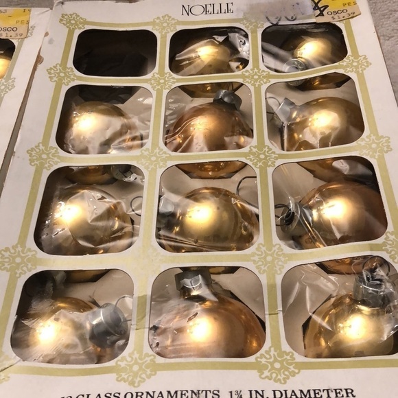 2 Boxes of Vintage Christmas Ornament American Made by Noelle - Picture 3 of 8